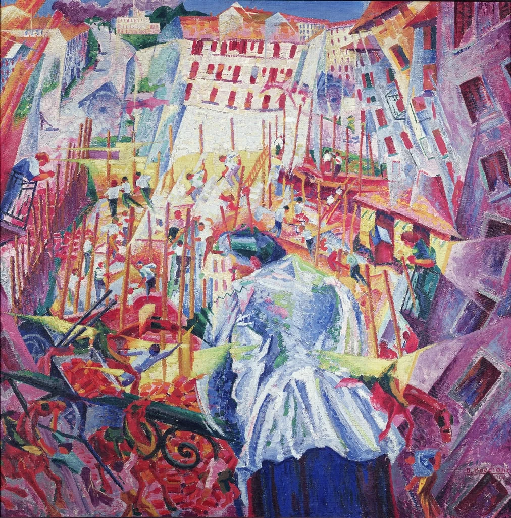 La strada entra in casa, 1911 - Sprengel Museum, Hanover